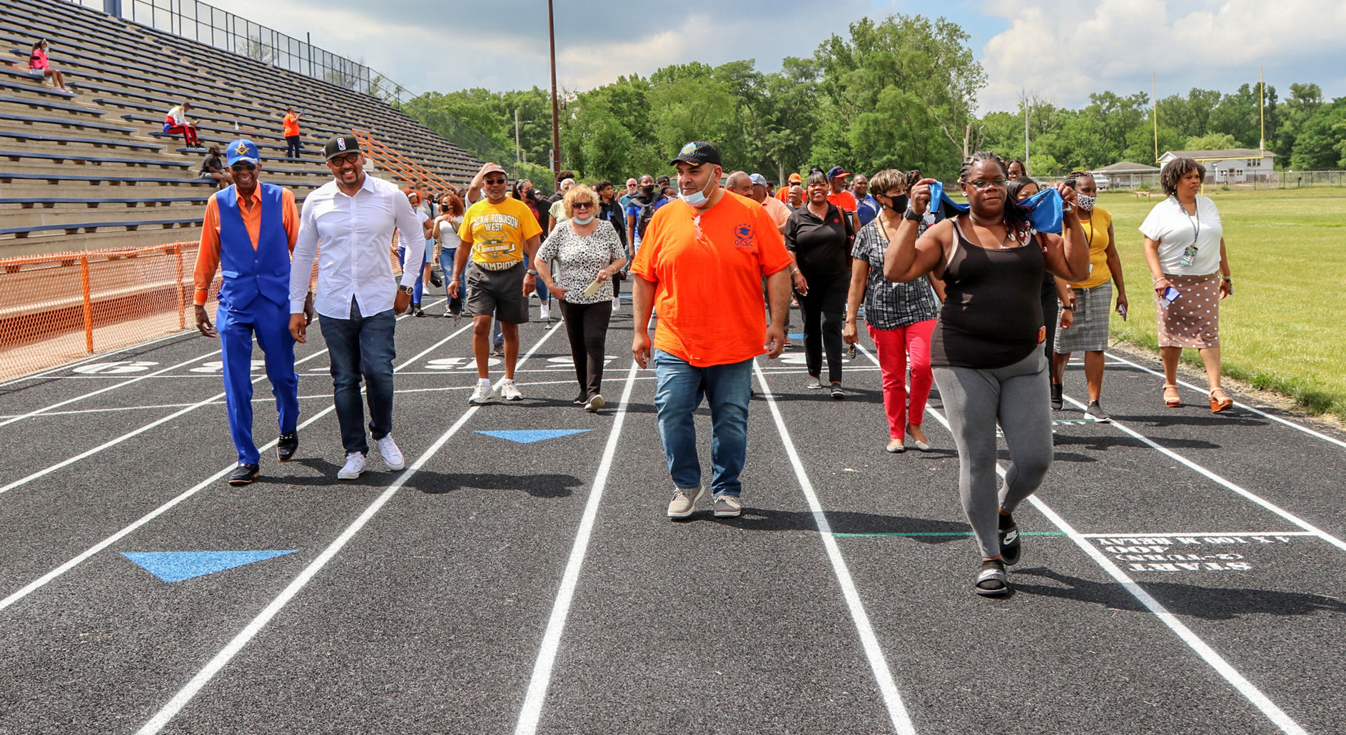 West Side dedicates renovated track